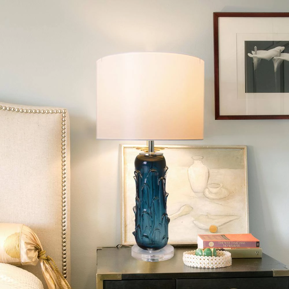 Hyacinth 27 in. Blue Indoor Table Lamp by CARRO 9 Hyacinth 27 in. Blue Indoor Table Lamp by CARRO - Image 7