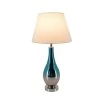 Tulip 28 in. Blue Chrome Ombre Indoor Table Lamp with Shade by CARRO -Decor Therapy Shop blue chrome ombre carro table lamps t g28011a1 64 1000