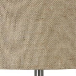 Emma Embossed 27.5 in. Blue Table Lamp with Burlap Shade by Decor Therapy -Decor Therapy Shop blue decor therapy table lamps tl17215 1f 1000