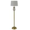 Dalila 59 in. Pineapple Font Brass Floor Lamp with Shade by Decor Therapy -Decor Therapy Shop brass decor therapy floor lamps pl4335 64 1000