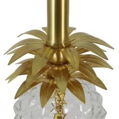Dalila 59 in. Pineapple Font Brass Floor Lamp with Shade by Decor Therapy -Decor Therapy Shop brass decor therapy floor lamps pl4335 fa 1000