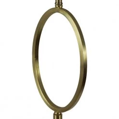 61.25 in. Ava Oval Font Steel Brass Floor Lamp with Shade by Decor Therapy 11 61.25 in. Ava Oval Font Steel Brass Floor Lamp with Shade by Decor Therapy -Decor Therapy Shop brass decor therapy floor lamps pl4337 44 1000