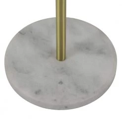 61.25 in. Ava Oval Font Steel Brass Floor Lamp with Shade by Decor Therapy 12 61.25 in. Ava Oval Font Steel Brass Floor Lamp with Shade by Decor Therapy -Decor Therapy Shop brass decor therapy floor lamps pl4337 fa 1000