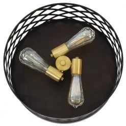 Anderson 3-Light Bronze Flush Mount Light by Decor Therapy -Decor Therapy Shop bronze decor therapy flush mount lights ch2031 44 1000