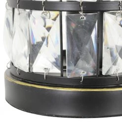 Hayes 9 in. Bronze Faceted Touch Control Uplight by Decor Therapy -Decor Therapy Shop bronze decor therapy table lamps tl19143 44 1000