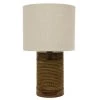 Cali Rope 15 in. Brown Table Lamp with Linen Shade by Decor Therapy -Decor Therapy Shop brown decor therapy table lamps tl15455 64 1000