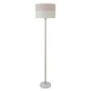 61 in. Cassidy White and Wood Painted Iron Floor Lamp with Bamboo Lamp Shade by Decor Therapy 2 61 in. Cassidy White and Wood Painted Iron Floor Lamp with Bamboo Lamp Shade by Decor Therapy -Decor Therapy Shop brown white decor therapy floor lamps pl4543 64 1000