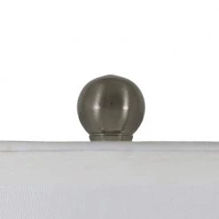 Twin 61.5 in. Brushed Steel Indoor Pull Floor Lamp with White Shade by Decor Therapy 17 Twin 61.5 in. Brushed Steel Indoor Pull Floor Lamp with White Shade by Decor Therapy -Decor Therapy Shop brushed steel decor therapy floor lamps pl4380 1f 1000