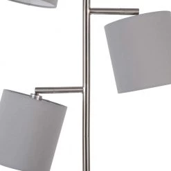 61 in. Gail Brushed Steel Floor Lamp with 3 Shades by Decor Therapy -Decor Therapy Shop brushed steel decor therapy floor lamps pl4563 31 1000