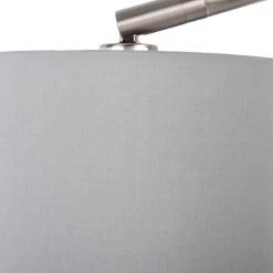 61 in. Gail Brushed Steel Floor Lamp with 3 Shades by Decor Therapy -Decor Therapy Shop brushed steel decor therapy floor lamps pl4563 4f 1000