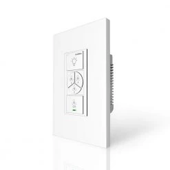 Pioneer Smart Wi-Fi Ceiling Fan Wall Switch (1-Gang), Works with Alexa, Google Home and Siri by CARRO