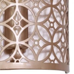 Lucas Laser Wall Sconce 1-Light Champagne Semi-Flush Mount Light by Decor Therapy 10 Lucas Laser Wall Sconce 1-Light Champagne Semi-Flush Mount Light by Decor Therapy -Decor Therapy Shop champagne decor therapy flush mount lights wl1147 44 1000