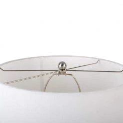 27 in. Dolly Clear Glass Table Lamp with USB Port by Decor Therapy -Decor Therapy Shop clear decor therapy table lamps tl23918 4f 1000