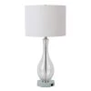 27 in. Dolly Clear Glass Table Lamp with USB Port by Decor Therapy -Decor Therapy Shop clear decor therapy table lamps tl23918 64 1000