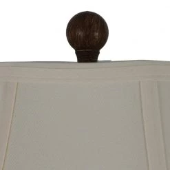 Truman 25 in. Dark Brown Resin Table Lamp by Decor Therapy -Decor Therapy Shop dark brown decor therapy table lamps tl22347 44 1000