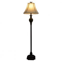 Decor Therapy Shop -Decor Therapy Shop dark brown finish decor therapy floor lamps pl1646 4f 1000