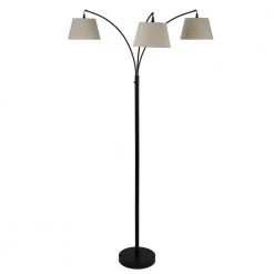 Ashbury 75 in. Bronze Floor Lamp with Shade by Decor Therapy