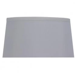 26 in. Brushed Steel Lamp Set with Faux Silk Shade by Decor Therapy -Decor Therapy Shop decor therapy lamp sets mp1052 1f 1000