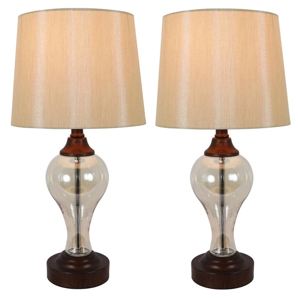 Brady 17.25 in. Bronze Table Lamps with USB Ports (Set of 2) by Decor Therapy 4 Brady 17.25 in. Bronze Table Lamps with USB Ports (Set of 2) by Decor Therapy - Image 2