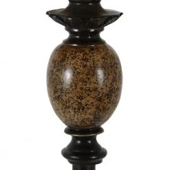 Mae 61 in. Bronze Floor and Table Lamp Set with Faux Silk Shade by Decor Therapy -Decor Therapy Shop decor therapy lamp sets mp1628 1f 1000