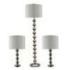 Ettie 28.5 in. - 58.5 in. Steel Stacked Ball Lamp Set (3-Pack) by Decor Therapy -Decor Therapy Shop decor therapy lamp sets mp1639 64 1000