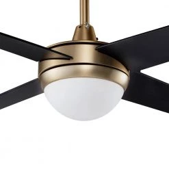 Nova 52 in. Integrated LED Indoor Gold Smart Ceiling Fan with Light Kit and Wall Control, Works with Alexa/Google Home by CARRO 17 Nova 52 in. Integrated LED Indoor Gold Smart Ceiling Fan with Light Kit and Wall Control, Works with Alexa/Google Home by CARRO -Decor Therapy Shop gold carro ceiling fans with lights wgs 524c l11 g2 1 1f 1000