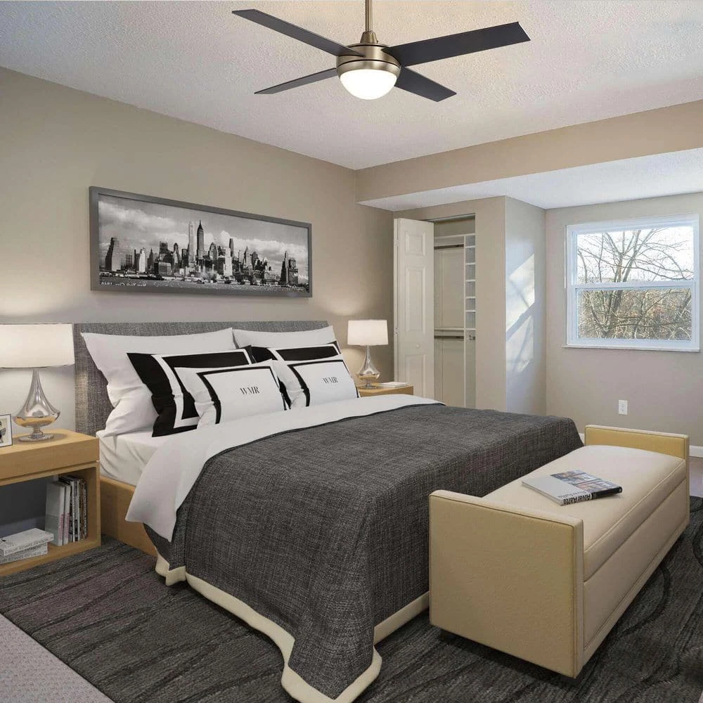 Nova 52 in. Integrated LED Indoor Gold Smart Ceiling Fan with Light Kit and Wall Control, Works with Alexa/Google Home by CARRO 5 Nova 52 in. Integrated LED Indoor Gold Smart Ceiling Fan with Light Kit and Wall Control, Works with Alexa/Google Home by CARRO - Image 3