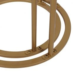 58 in. Stratton Gold and White Lamp with Nesting Table by Decor Therapy -Decor Therapy Shop gold decor therapy floor lamps mp1274 1d 1000