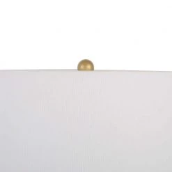 58 in. Stratton Gold and White Lamp with Nesting Table by Decor Therapy -Decor Therapy Shop gold decor therapy floor lamps mp1274 1f 1000