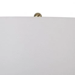 Becca 68 in. Gold Metal Floor Lamp with Blue Chinoiserie Font by Decor Therapy -Decor Therapy Shop gold decor therapy floor lamps pl4571 4f 1000