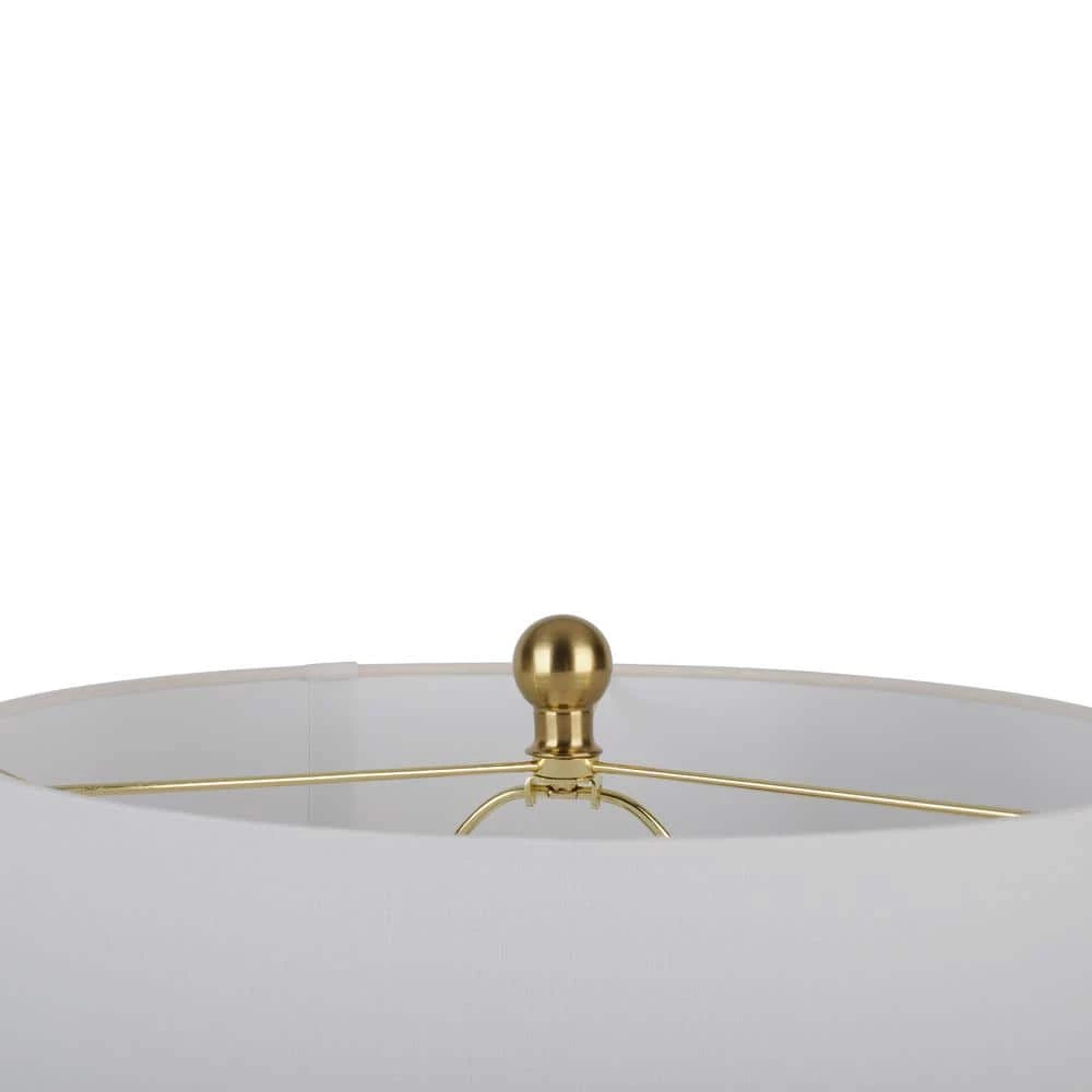 Cassius 60 in. Gold Metal Floor Lamp with Crystal Font by Decor Therapy 7 Cassius 60 in. Gold Metal Floor Lamp with Crystal Font by Decor Therapy - Image 5