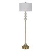 Cassius 60 in. Gold Metal Floor Lamp with Crystal Font by Decor Therapy 1 Cassius 60 in. Gold Metal Floor Lamp with Crystal Font by Decor Therapy -Decor Therapy Shop gold decor therapy floor lamps pl4573 64 1000