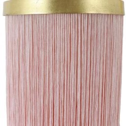 Framboise 26.5 Gold Table Lamp with Fringe Lamp Shade by Decor Therapy -Decor Therapy Shop gold decor therapy table lamps tl20335 76 1000
