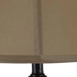Alice 60 in. Golden Bronze Floor Lamp with Faux Silk Shade by Decor Therapy -Decor Therapy Shop golden bronze finish decor therapy floor lamps pl1647 76 1000