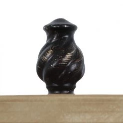 Alice 60 in. Golden Bronze Floor Lamp with Faux Silk Shade by Decor Therapy -Decor Therapy Shop golden bronze finish decor therapy floor lamps pl1647 fa 1000