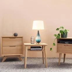 Calla 28 in. Gradient Green Glass and Bronze Base Indoor Table Lamp Set with Fabric Shade (Set of 2) by CARRO 17 Calla 28 in. Gradient Green Glass and Bronze Base Indoor Table Lamp Set with Fabric Shade (Set of 2) by CARRO -Decor Therapy Shop gradient green carro table lamps nt g28062a1 1f 1000