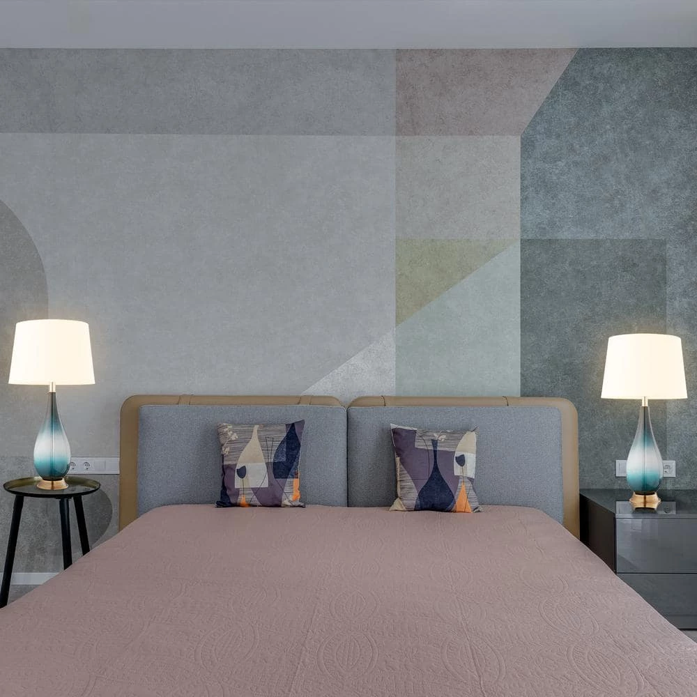 Calla 28 in. Gradient Green Glass and Bronze Base Indoor Table Lamp Set with Fabric Shade (Set of 2) by CARRO 10 Calla 28 in. Gradient Green Glass and Bronze Base Indoor Table Lamp Set with Fabric Shade (Set of 2) by CARRO - Image 8