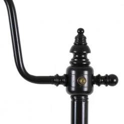 Chloe 56 in. Matte Black Indoor Pharmacy Floor Lamp with Black Shade by Decor Therapy 16 Chloe 56 in. Matte Black Indoor Pharmacy Floor Lamp with Black Shade by Decor Therapy -Decor Therapy Shop matte black decor therapy floor lamps pl4383 4f 1000