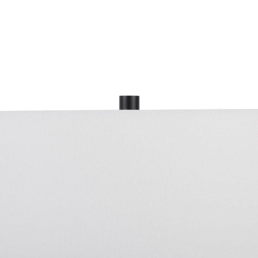 Ferina 61.5 in. Matte Black Metal Floor Lamp with Twin Pull Chain by Decor Therapy 8 Ferina 61.5 in. Matte Black Metal Floor Lamp with Twin Pull Chain by Decor Therapy - Image 6