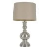 Mercury 29.5 in. Silver Table Lamp with Linen Shade by Decor Therapy -Decor Therapy Shop mercury glass finish decor therapy table lamps tl7897 64 1000