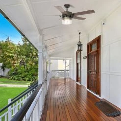 Alexandria 52 in. Oil Rubbed Bronze Smart Ceiling Fan with Light Kit and Wall Control, Works with Alexa/Google Home by CARRO -Decor Therapy Shop oil rubbed bronze carro ceiling fans with lights hwgs 525h l11 a5 1 31 1000