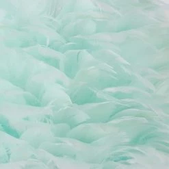 59 in. Teal Fiona Gold Metal Floor Lamp with Feathered Shade by Decor Therapy -Decor Therapy Shop painted brass ombre teal decor therapy floor lamps pl4547 4f 1000