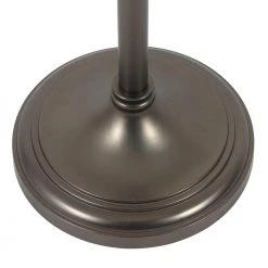 63 in. Redmond Glass Font Aged Pewter and Mercury Floor Lamp with Shade by Decor Therapy 14 63 in. Redmond Glass Font Aged Pewter and Mercury Floor Lamp with Shade by Decor Therapy -Decor Therapy Shop pewter decor therapy floor lamps pl4338 fa 1000