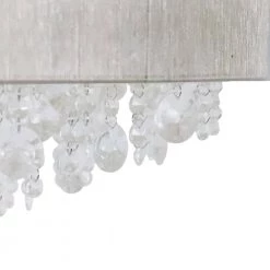 Serra 1-Light Polished Nickel Champagne String Beaded Pendant by Decor Therapy 17 Serra 1-Light Polished Nickel Champagne String Beaded Pendant by Decor Therapy -Decor Therapy Shop polished nickel and champagne decor therapy chandeliers ch2037 44 1000