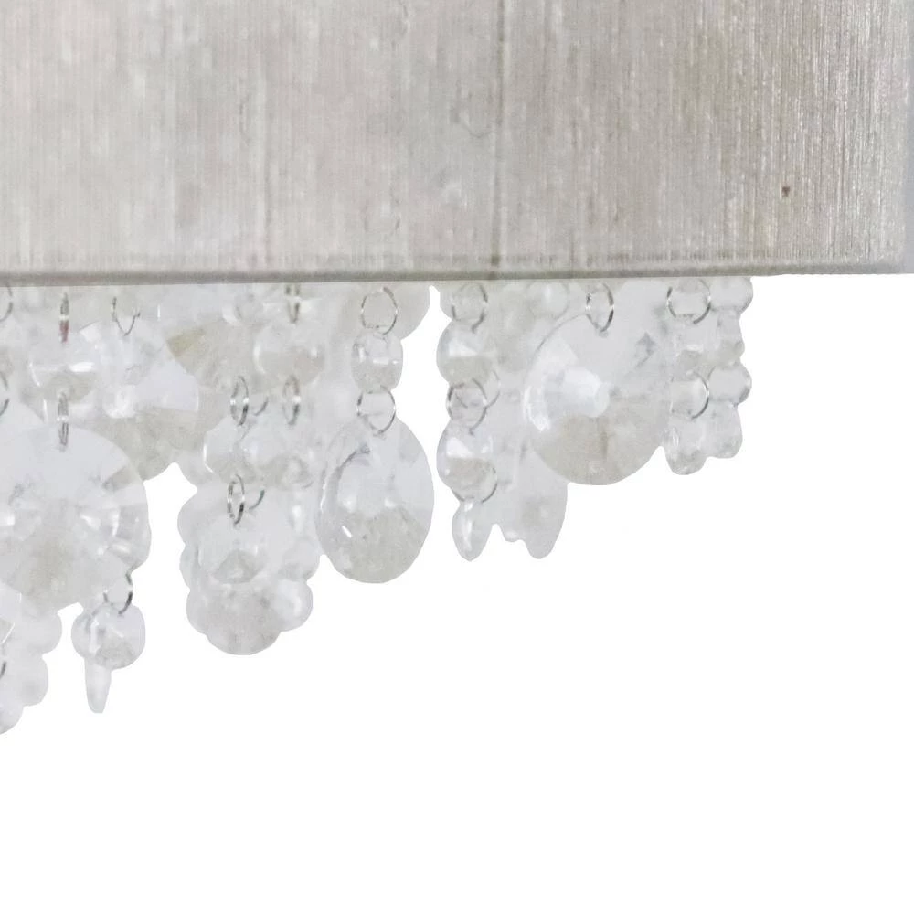 Serra 1-Light Polished Nickel Champagne String Beaded Pendant by Decor Therapy 9 Serra 1-Light Polished Nickel Champagne String Beaded Pendant by Decor Therapy - Image 7