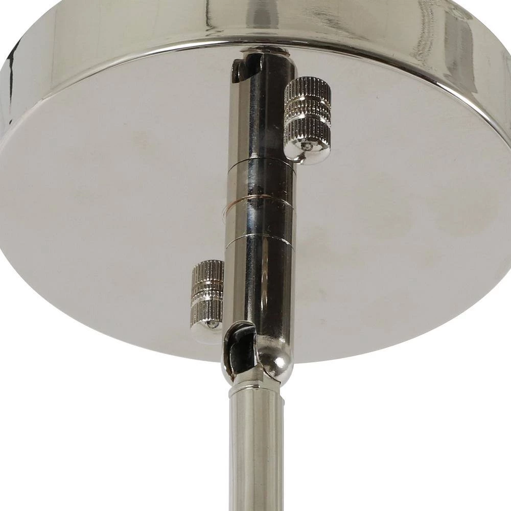 Serra 1-Light Polished Nickel Champagne String Beaded Pendant by Decor Therapy 11 Serra 1-Light Polished Nickel Champagne String Beaded Pendant by Decor Therapy - Image 9