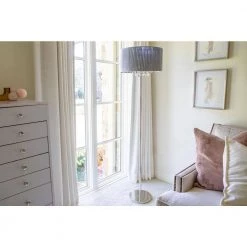 Penelope 63 in. Polished Nickel Floor Lamp with Tiered Crystals by Decor Therapy -Decor Therapy Shop polished nickel decor therapy floor lamps pl4420 77 1000