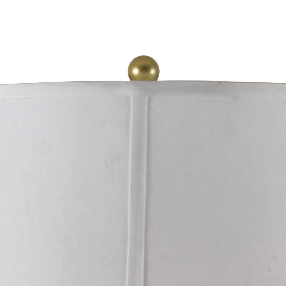 Abigail 63 in. Satin Brass 6-Way Floor Lamp with Shade by Decor Therapy 12 Abigail 63 in. Satin Brass 6-Way Floor Lamp with Shade by Decor Therapy - Image 10