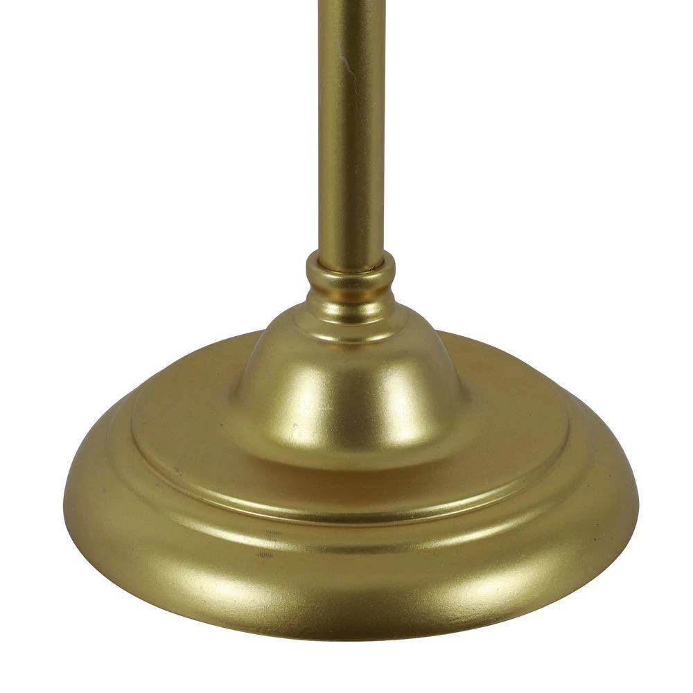 Abigail 63 in. Satin Brass 6-Way Floor Lamp with Shade by Decor Therapy 11 Abigail 63 in. Satin Brass 6-Way Floor Lamp with Shade by Decor Therapy - Image 9