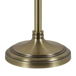 Redmond 63 in. Satin Brass 3-Way Floor Lamp with Shade by Decor Therapy -Decor Therapy Shop satin brass decor therapy floor lamps pl4429 66 1000